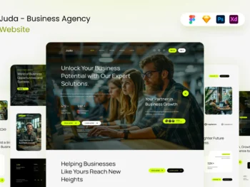دانلود طرح گرافیکی سایت تجاری Juda