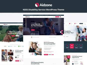 دانلود قالب وردپرس خدماتی Aidzone