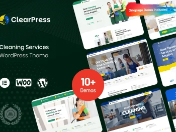 دانلود قالب وردپرس خدماتی ClearPress