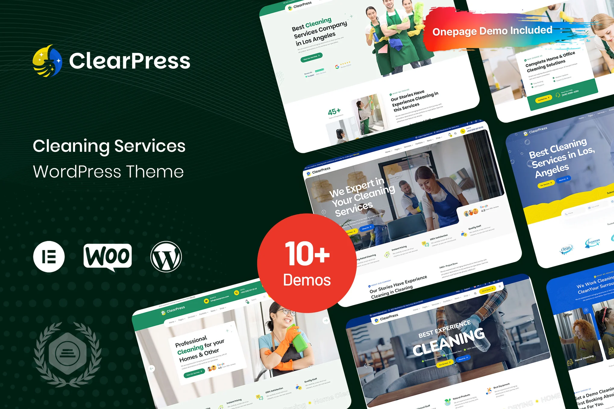 دانلود قالب وردپرس خدماتی ClearPress