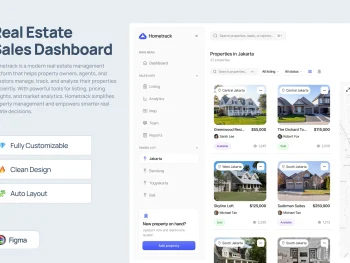 دانلود طرح گرافیکی داشبورد املاک