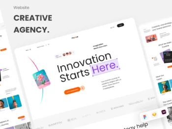 دانلود طرح گرافیکی سایت خلاقانه Pixave