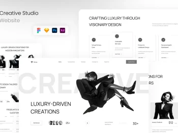 دانلود طرح گرافیکی سایت خلاقانه Silvra